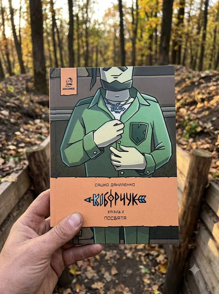 Кіборчук. Посвята. Книга 2 — Сашко Даниленко, обкладинка