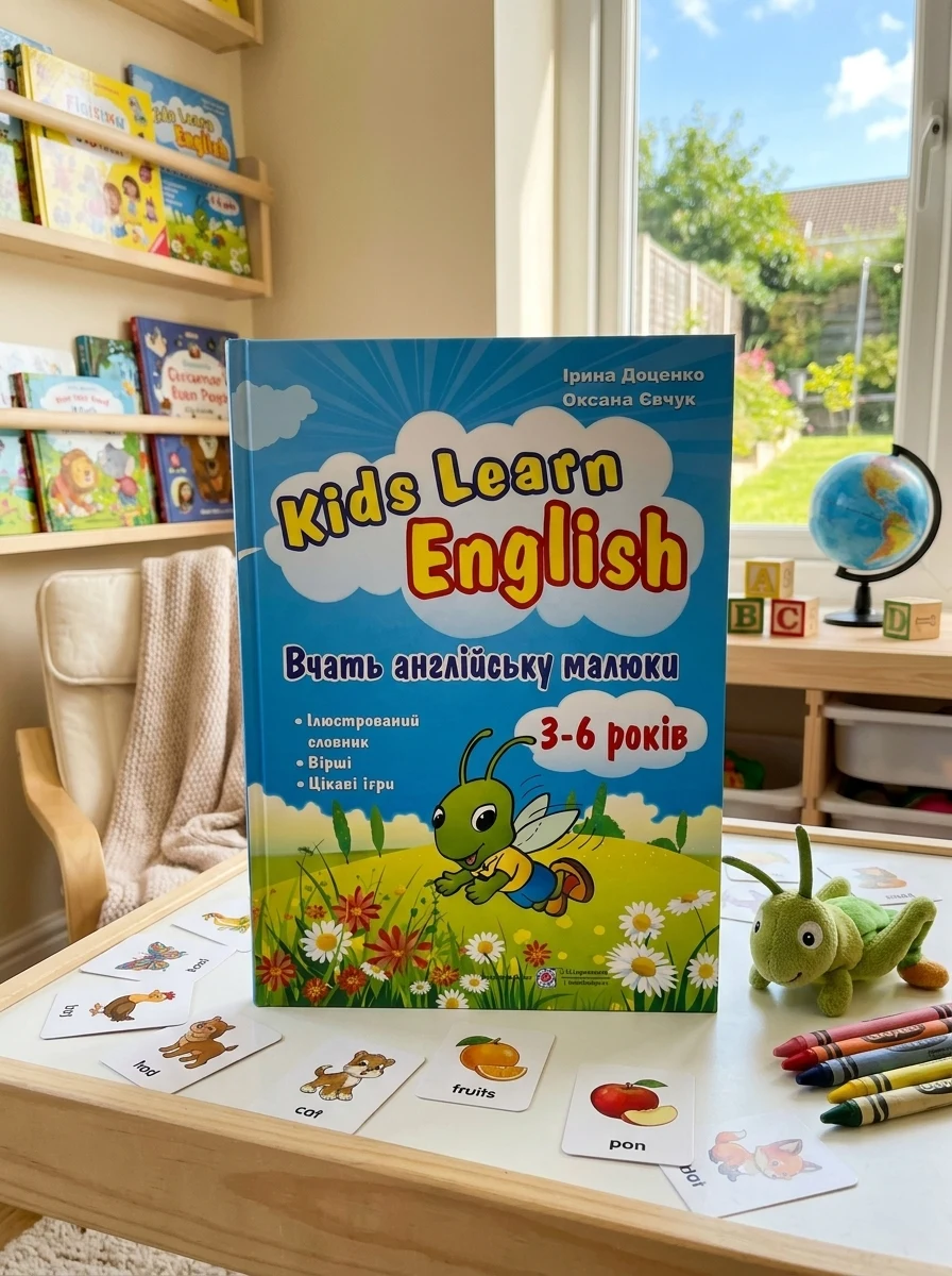 Kids Learn English: Вчать англійську малюки. Для дітей віком 3–6 років — Вивчення мов