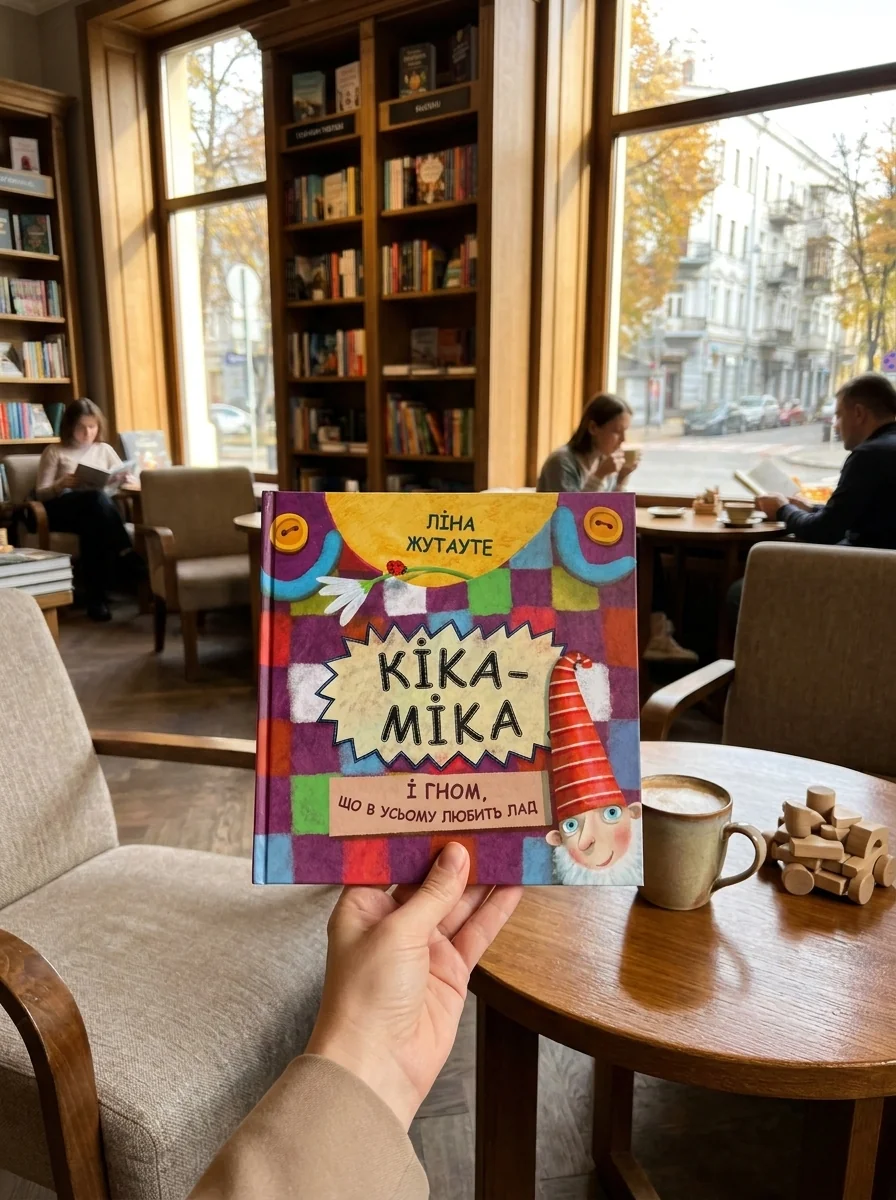Кіка-Міка і гном, що в усьому любить лад — Дитячі книги