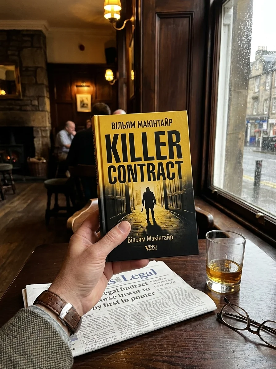 Killer Contract. The Robbie Munro Legal Thriller series. Book 4 — Вільям Макінтайр, обкладинка