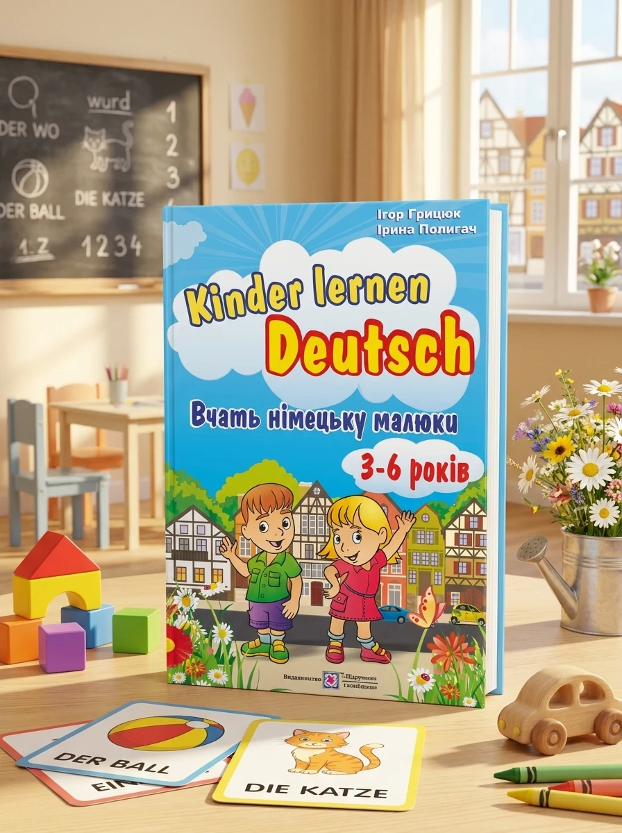 Kinder lernen Deutsch: Вчать німецьку малюки. Для дітей віком 3–6 років — Вивчення мов