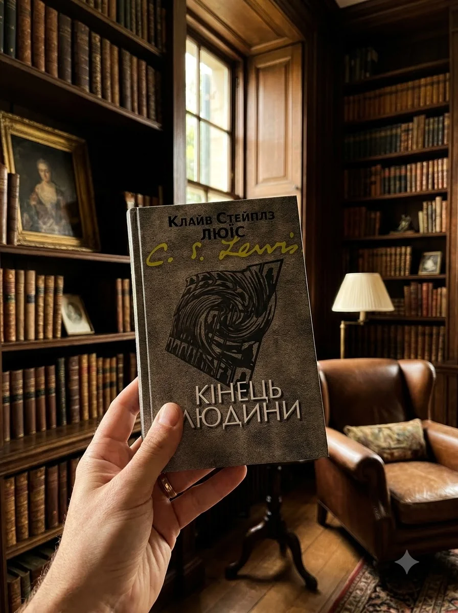 Кінець людини — Клайв Льюїс, обкладинка