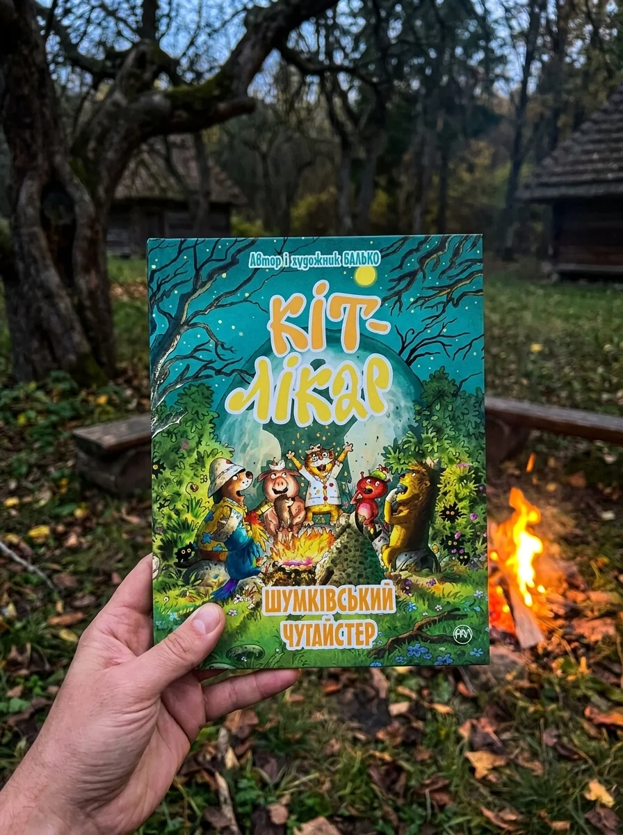 Кіт-лікар. Книга 3 Шумківський чугайстер — Валько, обкладинка