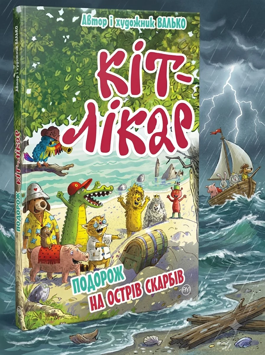 Кіт-лікар. Книга 4 Подорож на Острів скарбів — Дитячі книги
