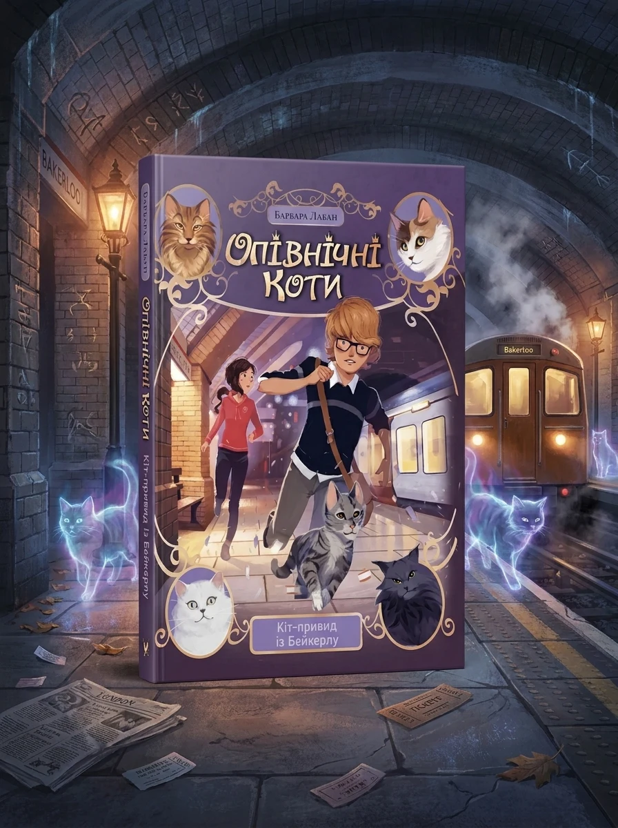 Кіт-привид із Бейкерлу (Опівнічні коти #4) — Художня література