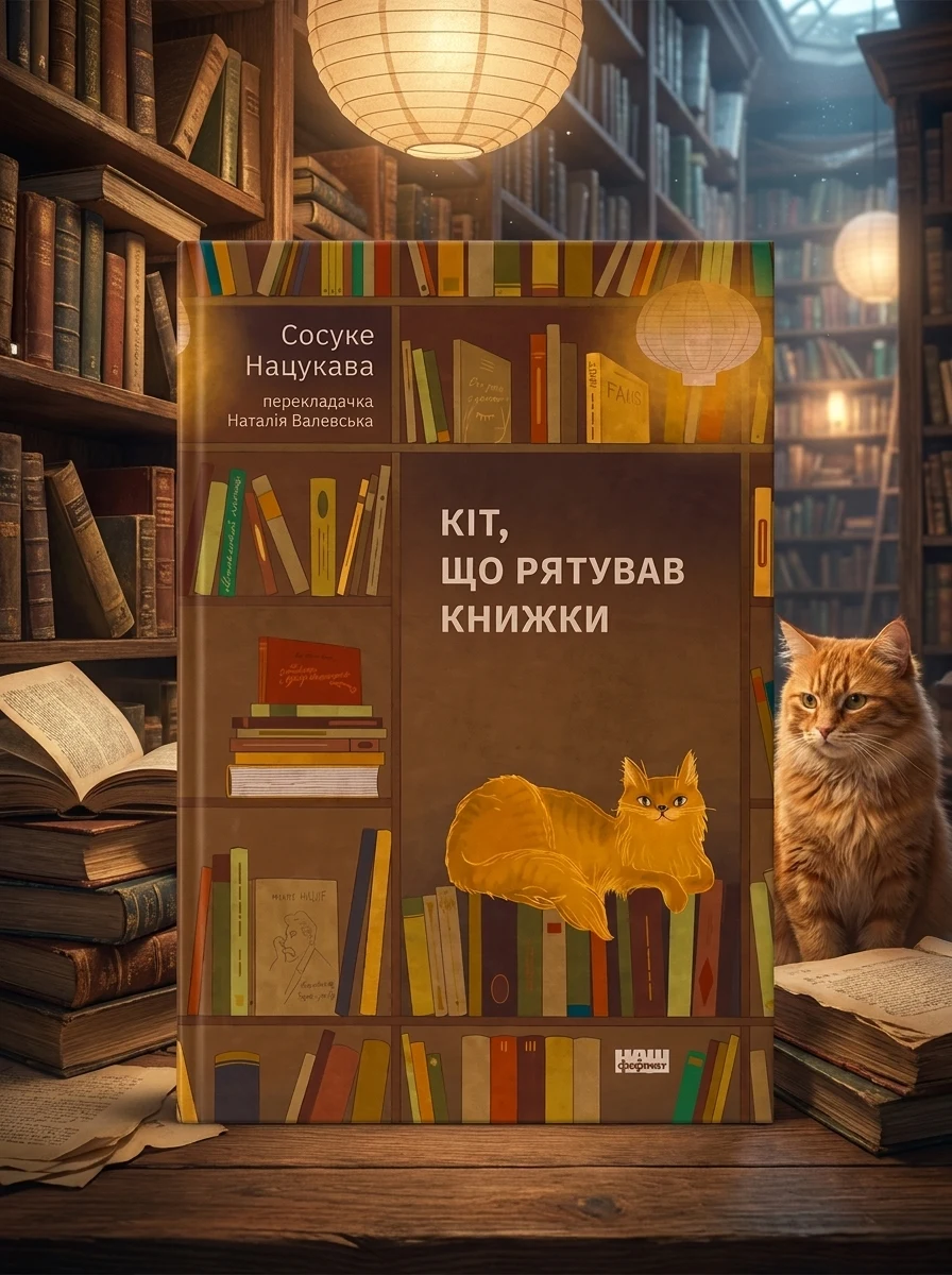 Кіт, що рятував книжки
