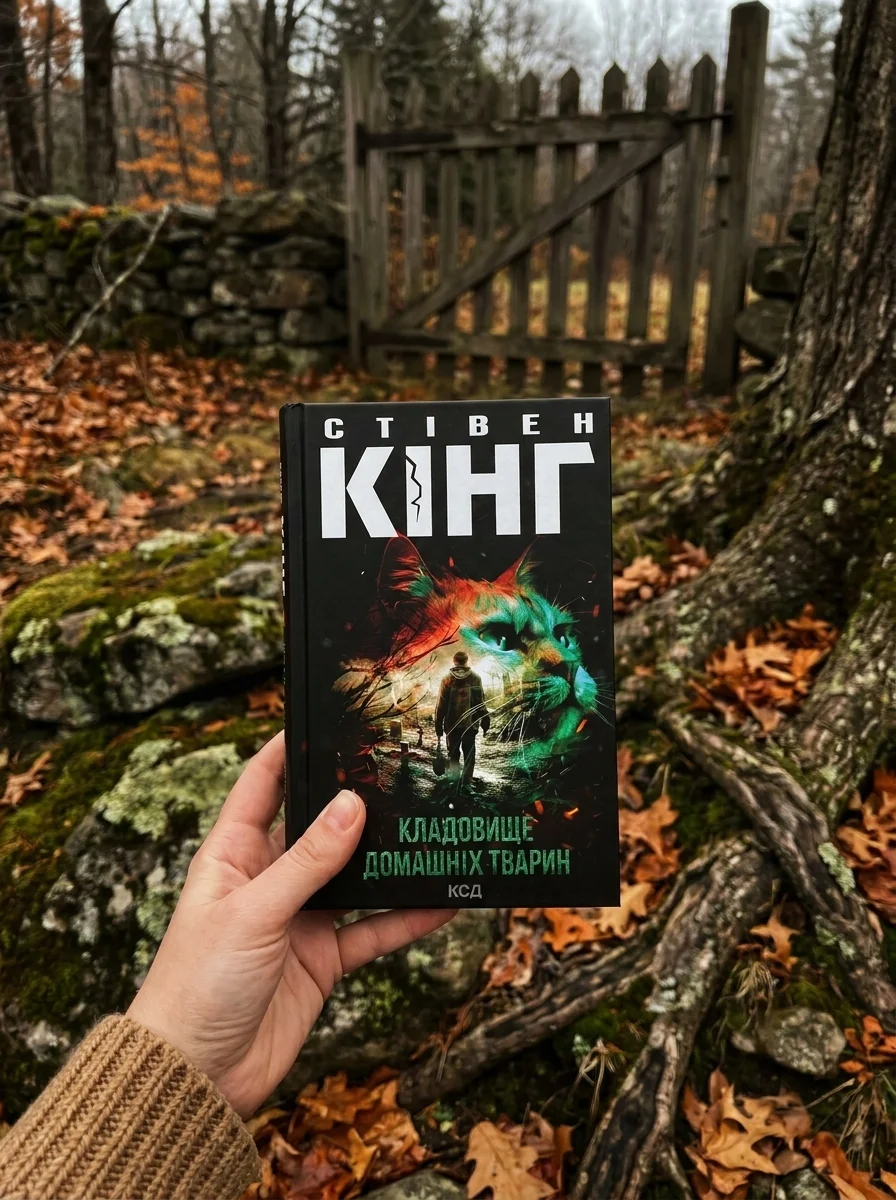 Кладовище домашніх тварин (нове оформлення) — Стівен Кінг, обкладинка