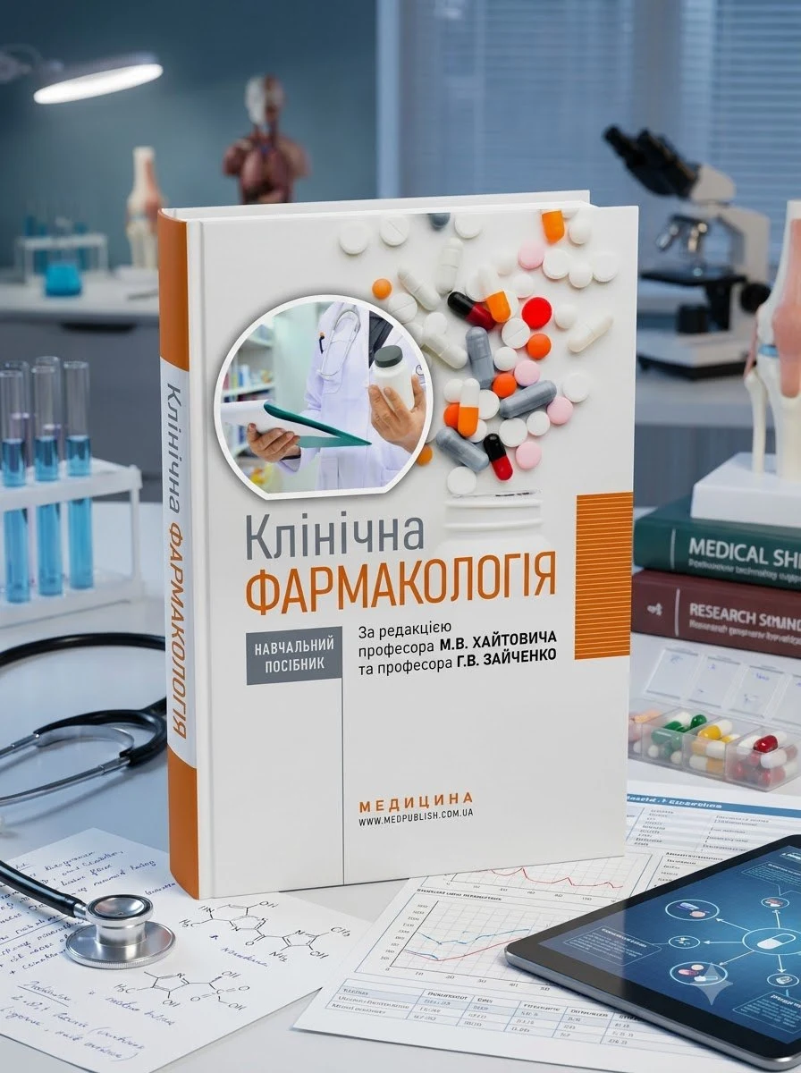Клінічна фармакологія: навчальний посібник — М.В Хайтович, обкладинка