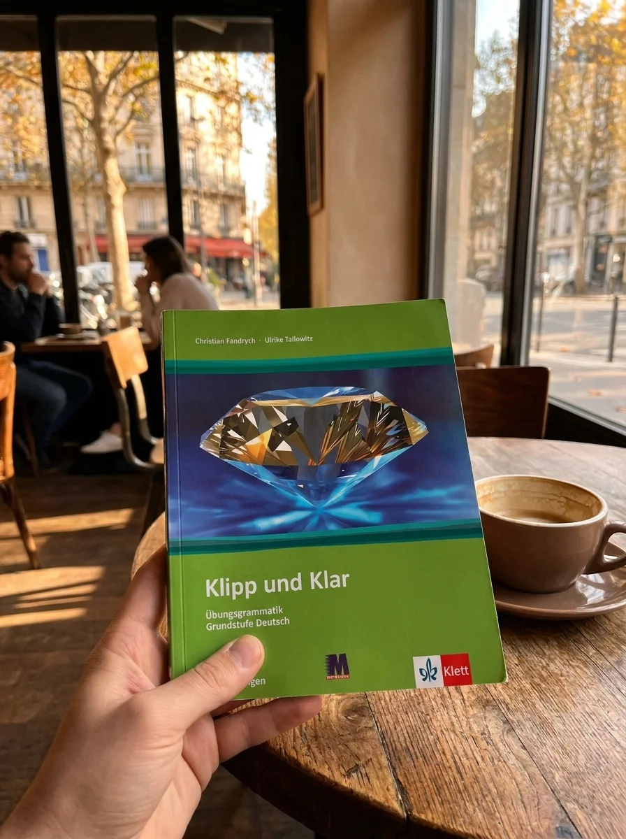 Klipp und Klar. Практична граматика німецької мови. — Ульріке Талловіц, обкладинка