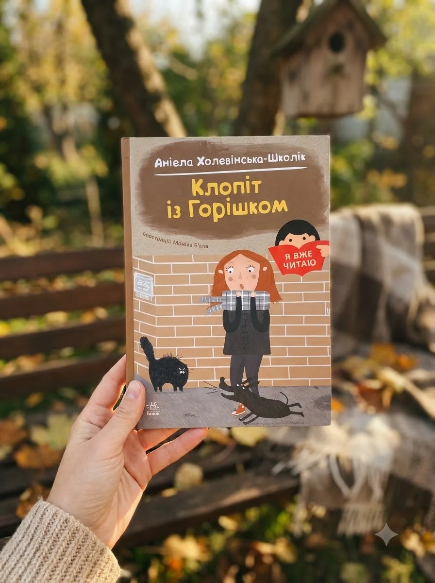 Клопіт із горішком — Аніела Холевінська-Школік, обкладинка