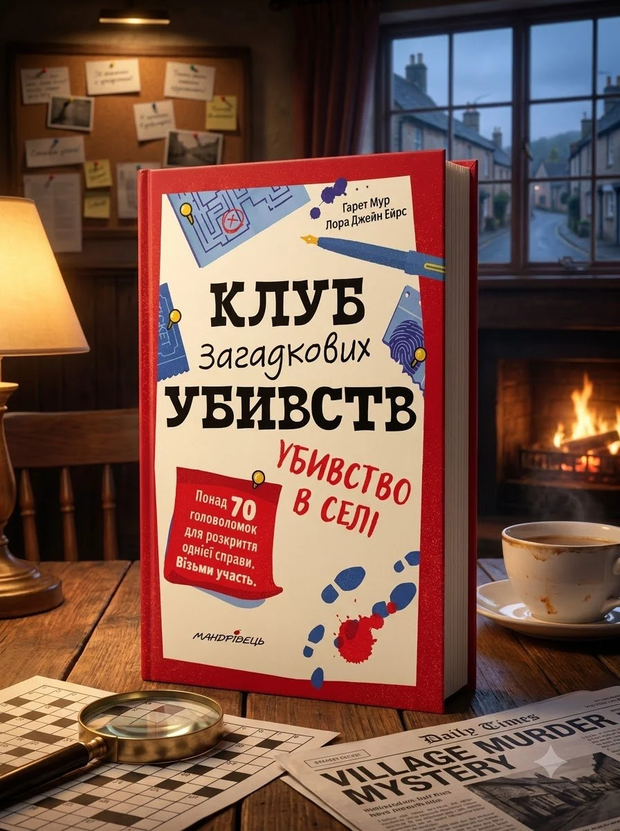 Клуб загадкових убивств. Убивство в селі — Гарет Мур, обкладинка