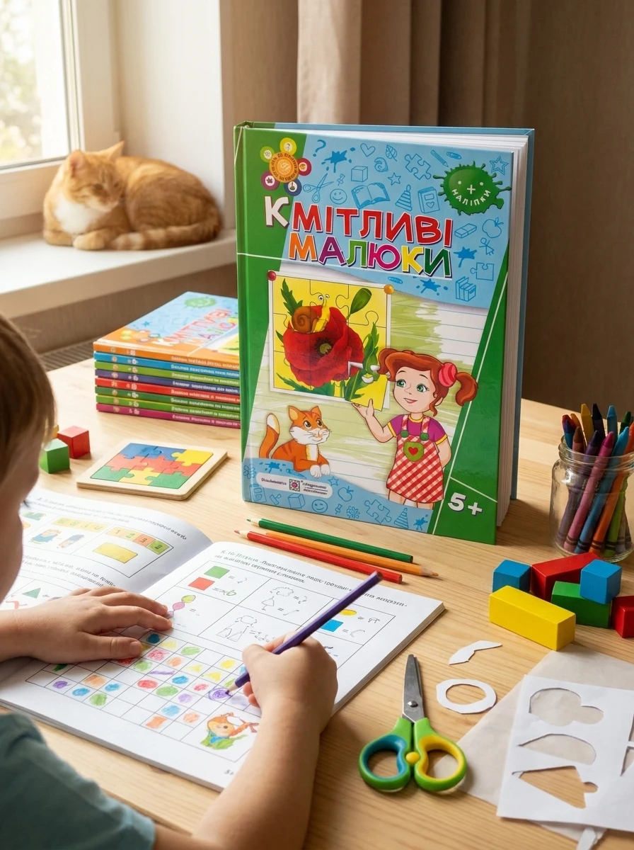 Кмітливі малюки 5+. Робочий зошит