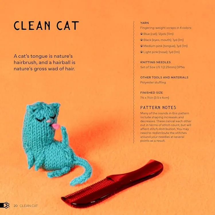 Knit Mini Amigurumi Cats!. 20 Knitting Patterns for Tiny Kitties — Анна Граховец, фото 6