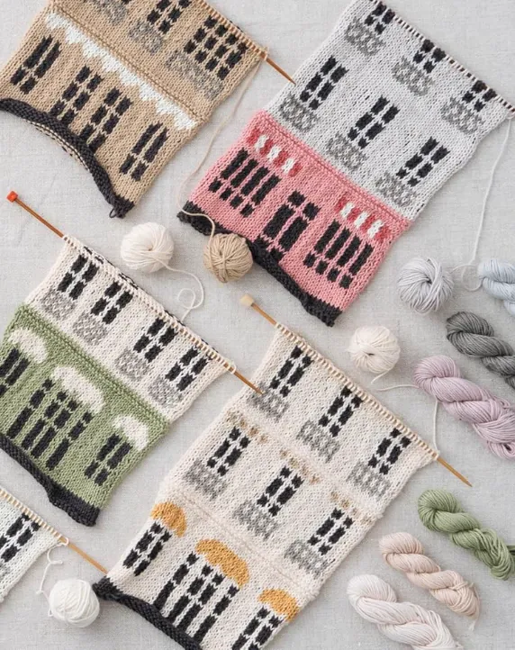 Knit the City Building Blocks. Mix and Match Knitting Charts for Iconic City Buildings — Джейк Хенцлер, фото 5