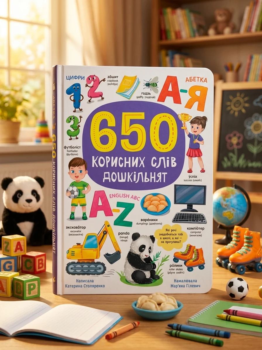 650 корисних слів дошкільнят — Дитяча література