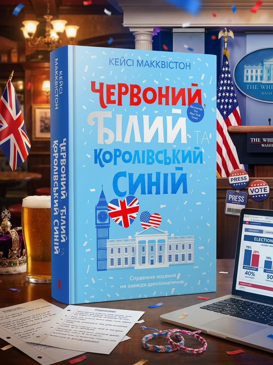 Червоний білий та королівський синій — Художня література