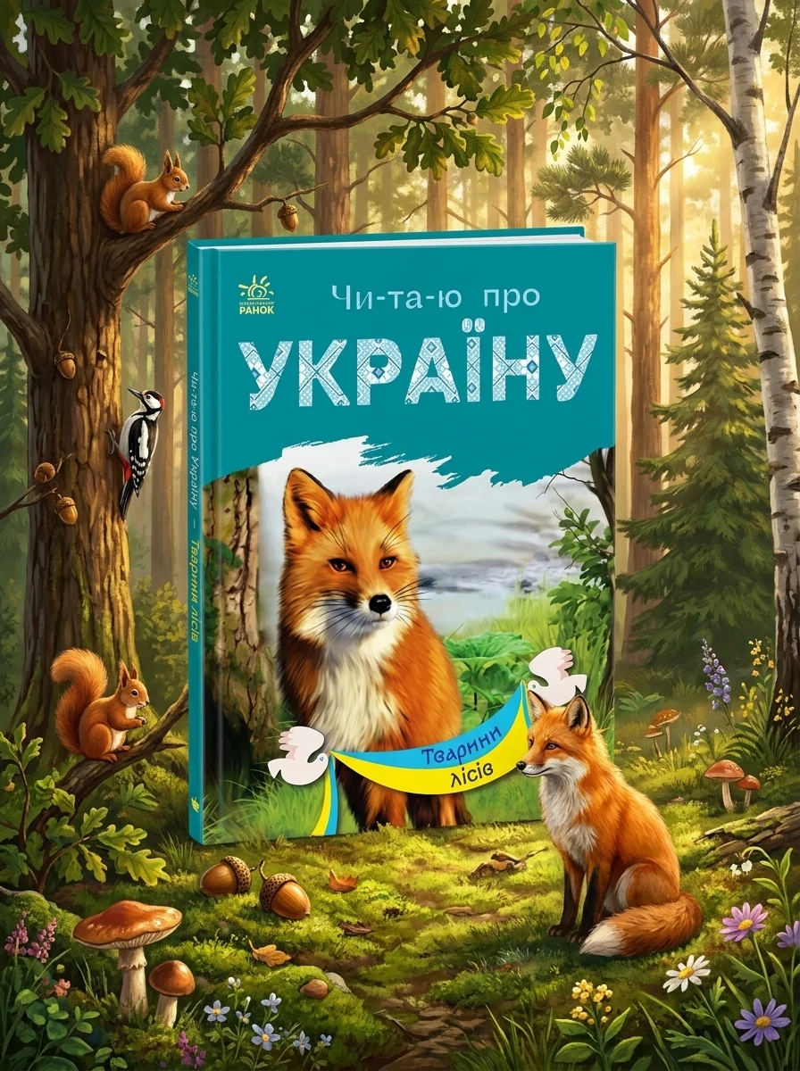 Читаю про Україну Тварини лісів С366023У — Дитяча література