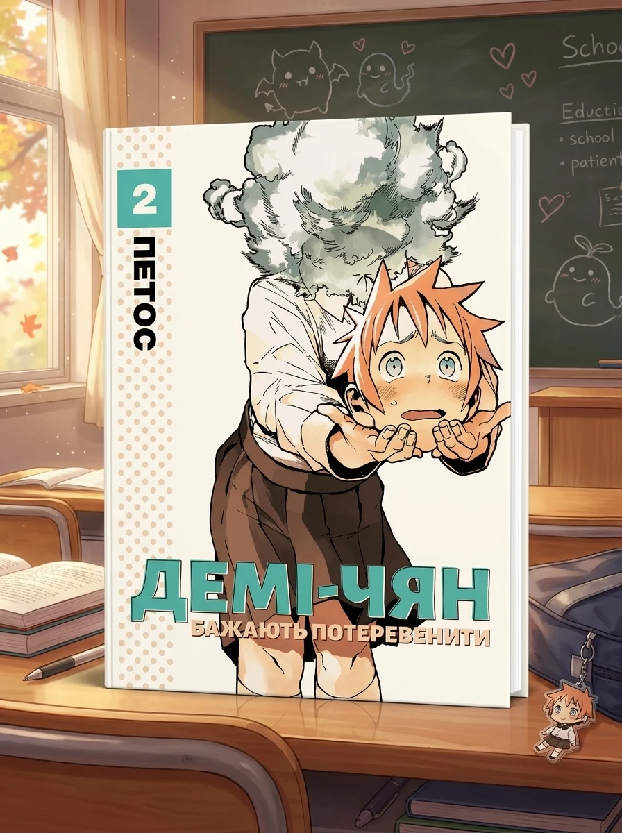 ДЕМІ-ЧЯН БАЖАЮТЬ ПОТЕРЕВЕНИТИ т.2 Петос манґа Molfar Comics — Комікси та манґи