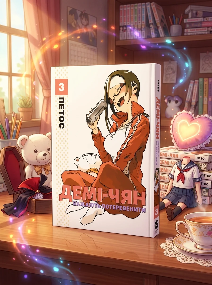 ДЕМІ-ЧЯН БАЖАЮТЬ ПОТЕРЕВЕНИТИ т.3 Петос манґа Molfar Comics — Комікси та манґи