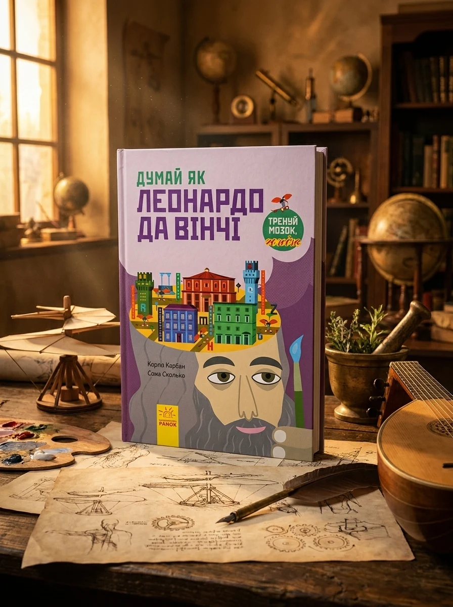 Думай як : Думай як Леонардо да Вінчі — Дитяча література