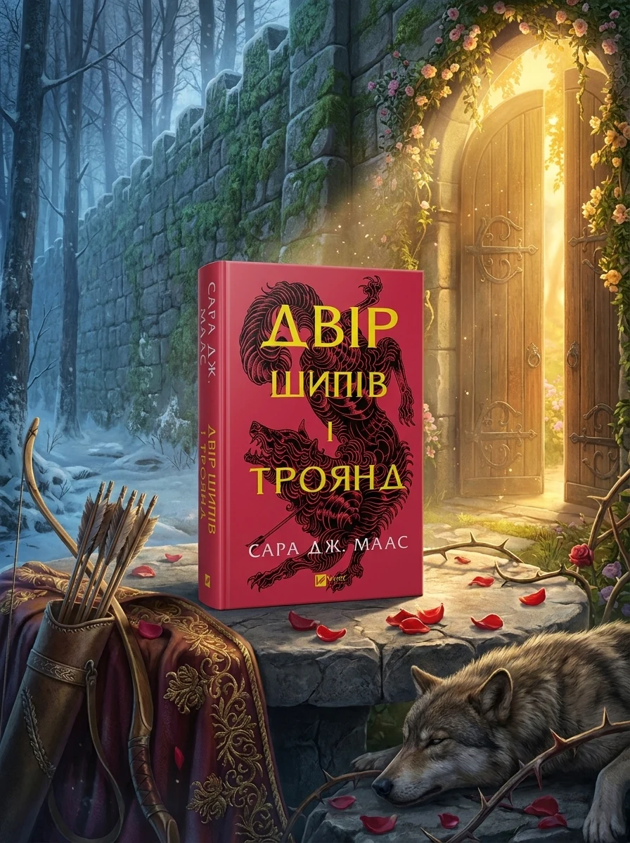 Двір шипів і троянд (нова обкладинка) — Художня література