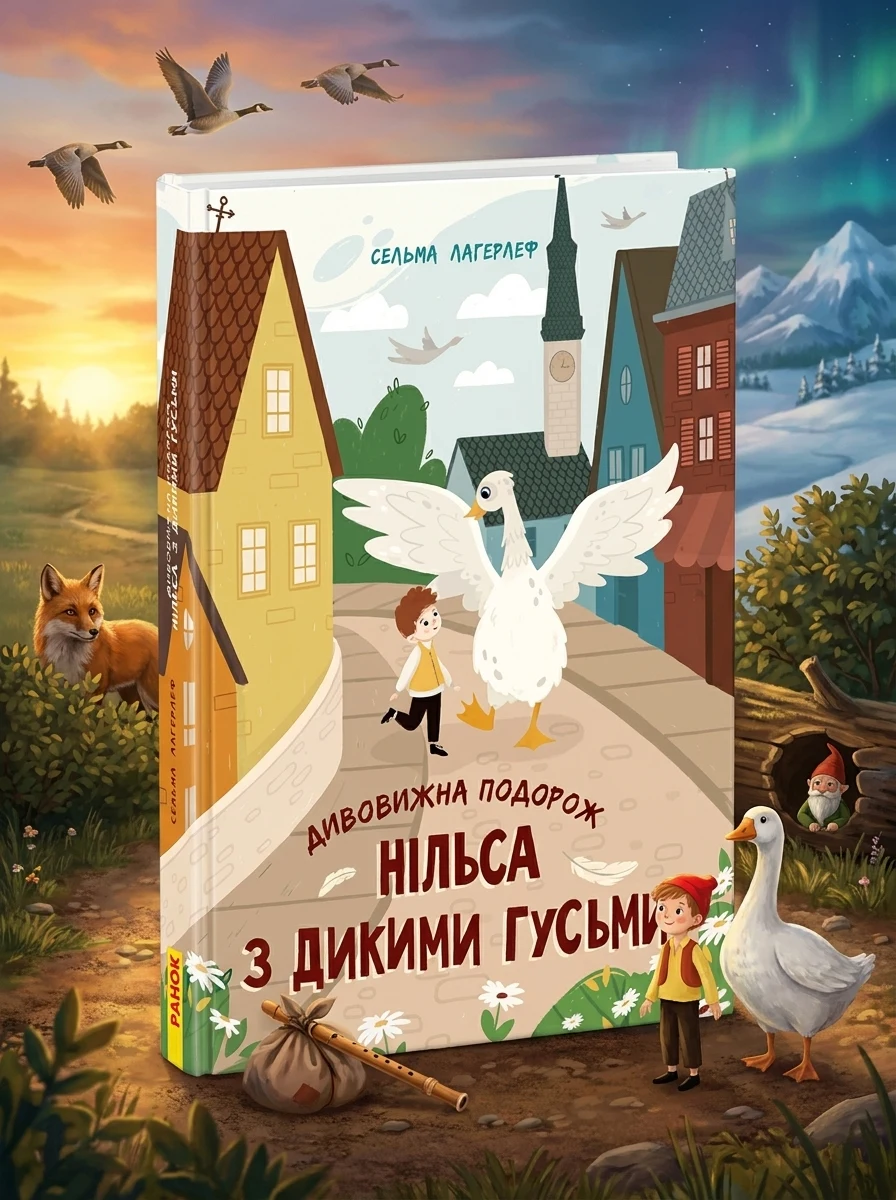Дивовижна подорож Нільса з дикими гусьми Видаництво Ранок Ч179033У — Дитяча література