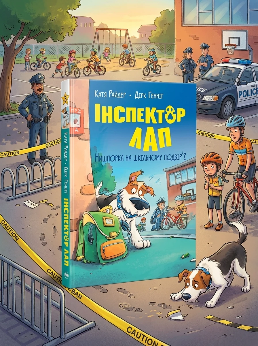 Інспектор лап нишпорка на шкільному подвір`ї 3 К.Райдер — Дитяча література