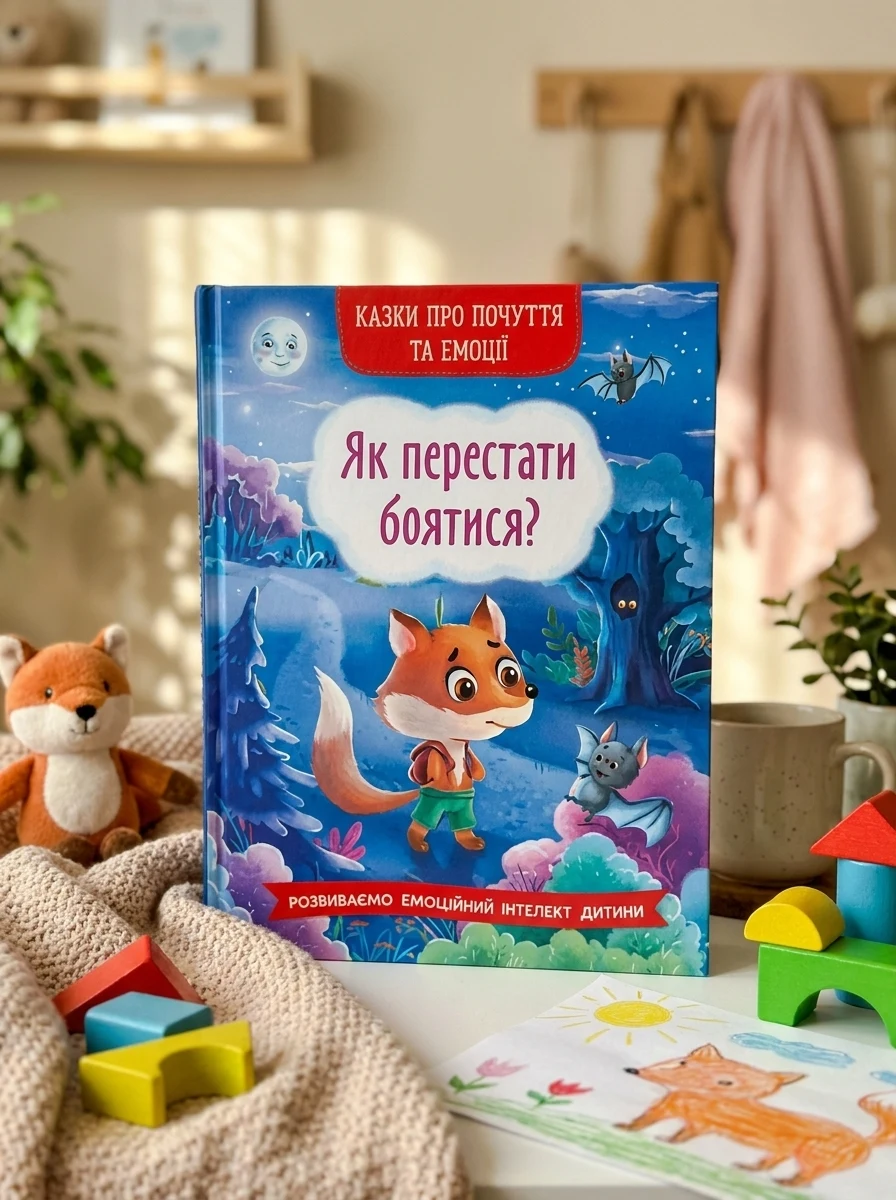 Казки про почуття та емоції Як перестати боятися Кристалбук — Дитяча література