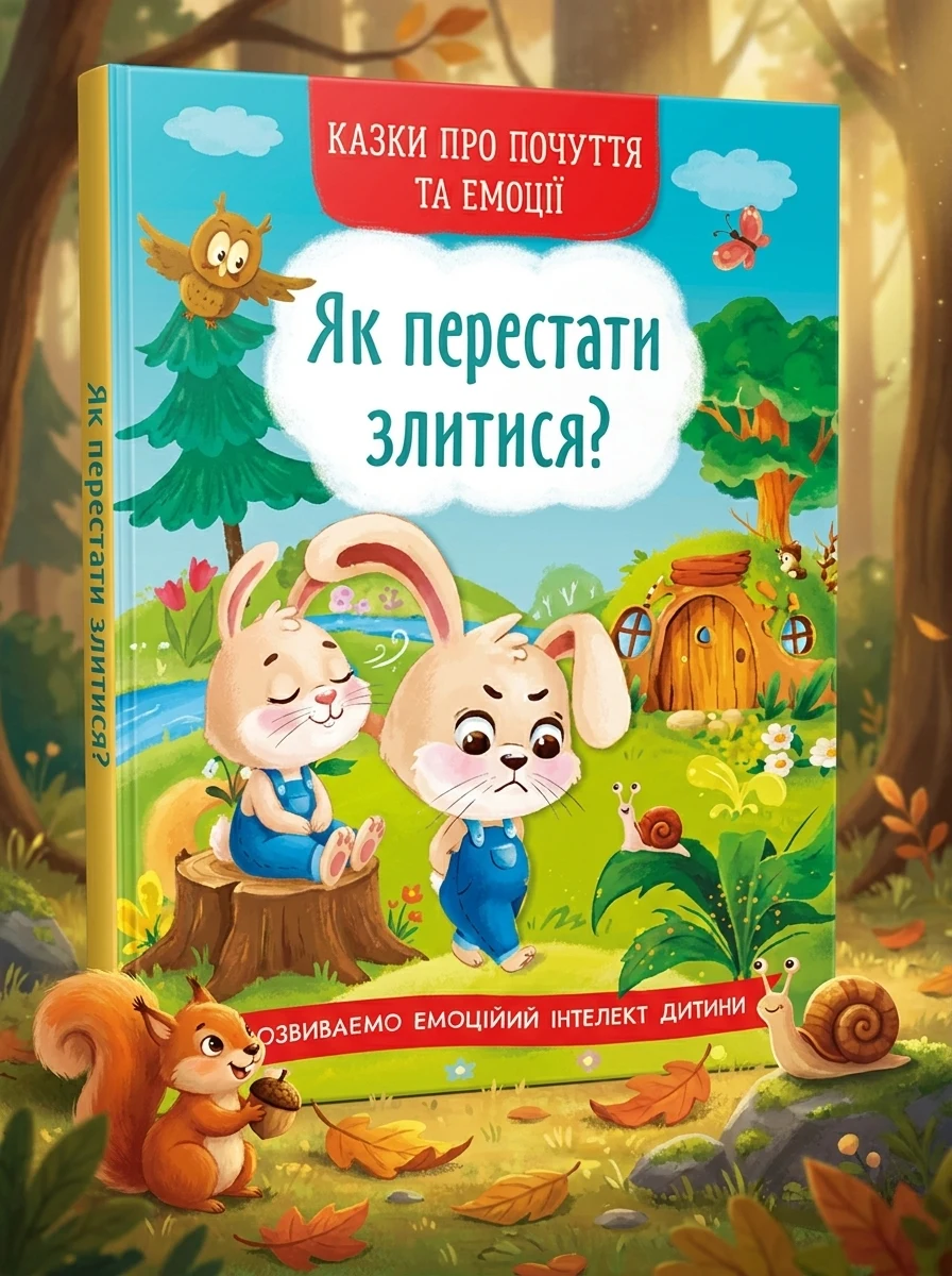 Казки про почуття та емоції Як перестати злитися Кристалбук — Дитяча література