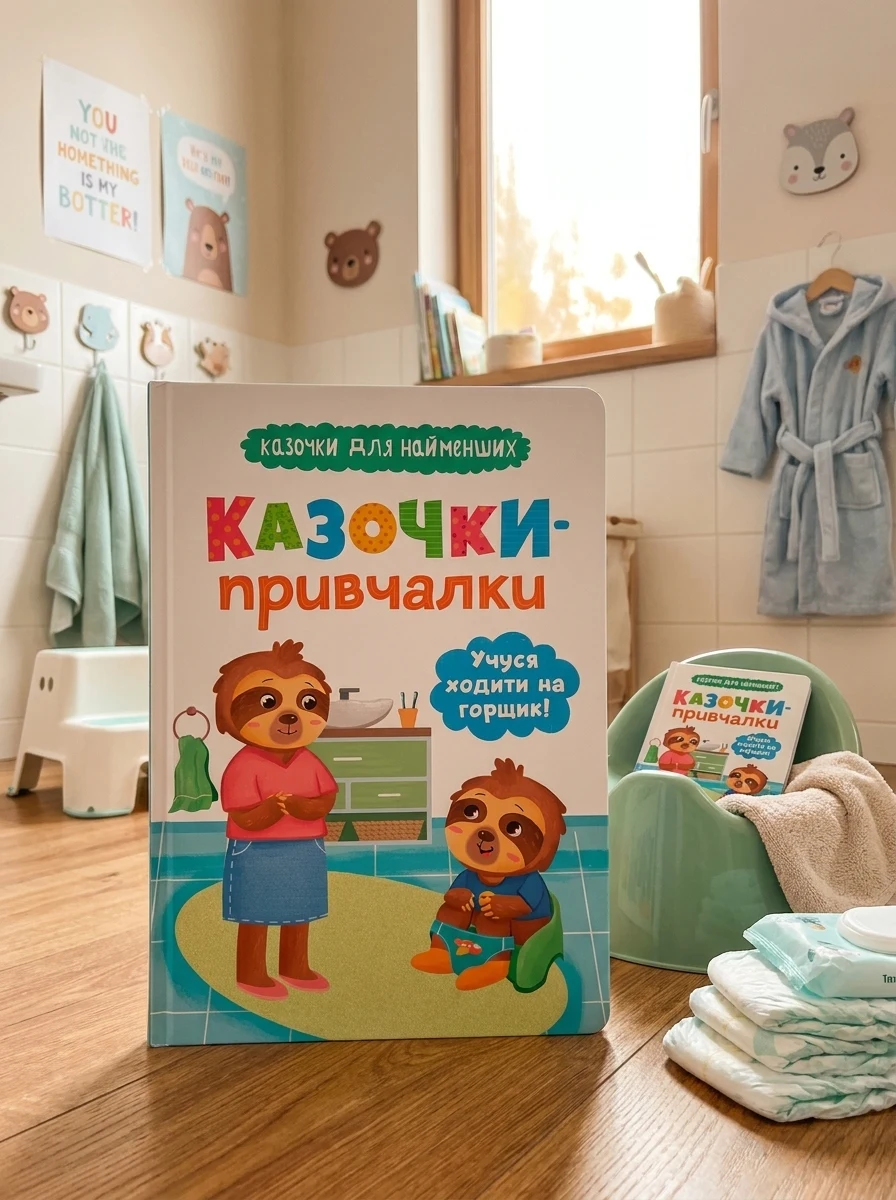 Казочки для найменших Книга Казочки-привчалки Учуся ходити на горщик — Дитяча література
