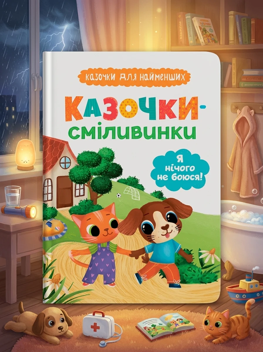 Казочки для найменших Книга Казочки-сміливинки Я нічого не боюся! — Дитяча література