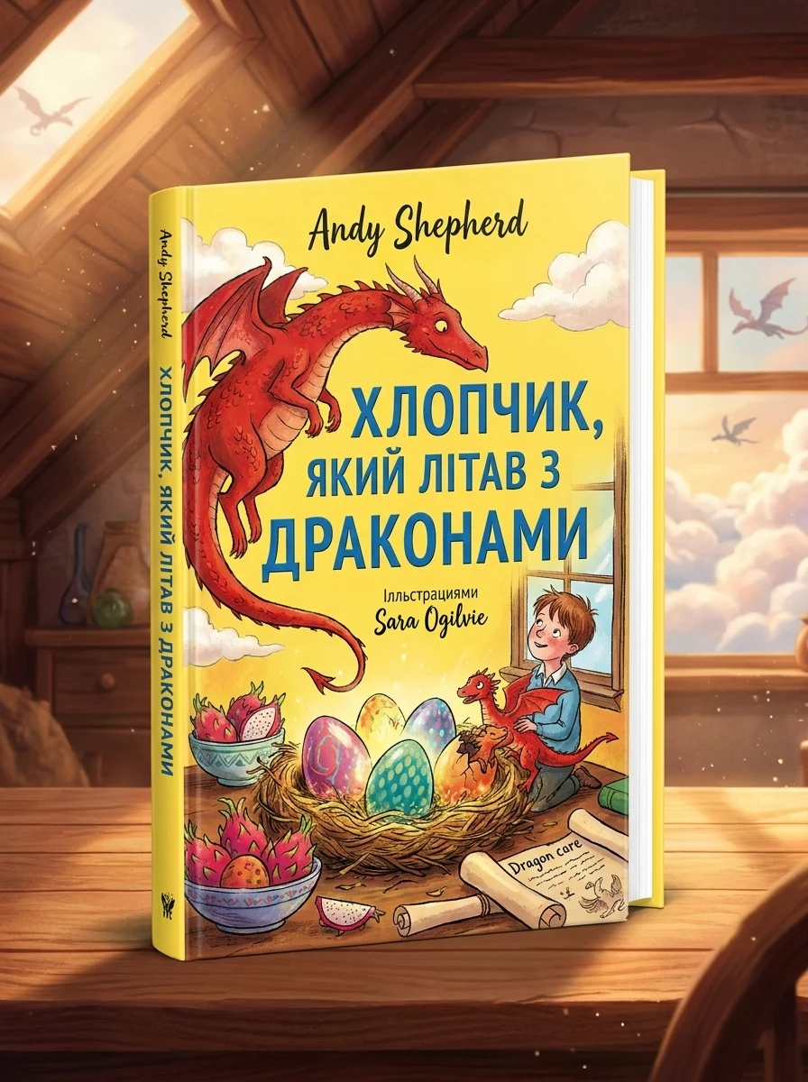 Хлопчик який літає з драконами Енді Шеперд Видавництво Старого Лева — Дитяча література