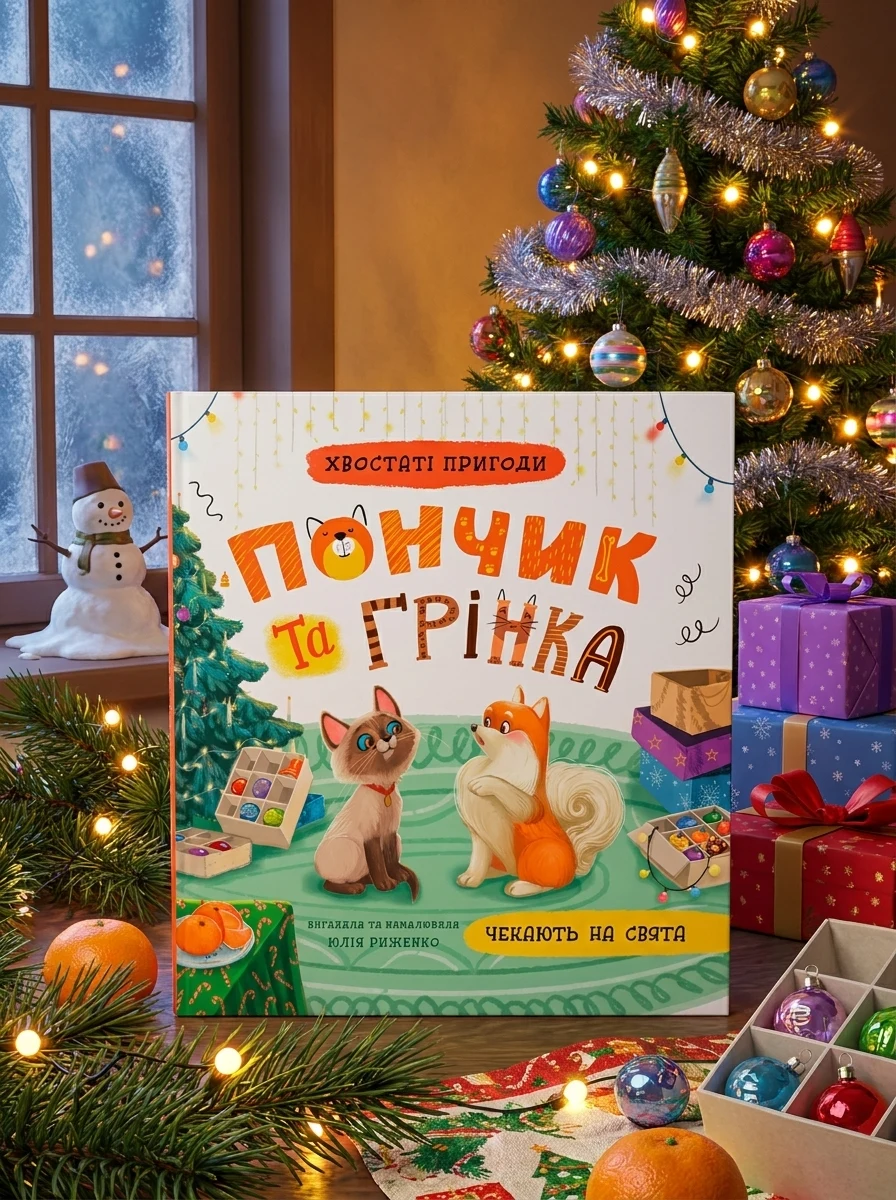 Хвостаті пригоди Пончик та Грінка чекають на свята — Дитяча література