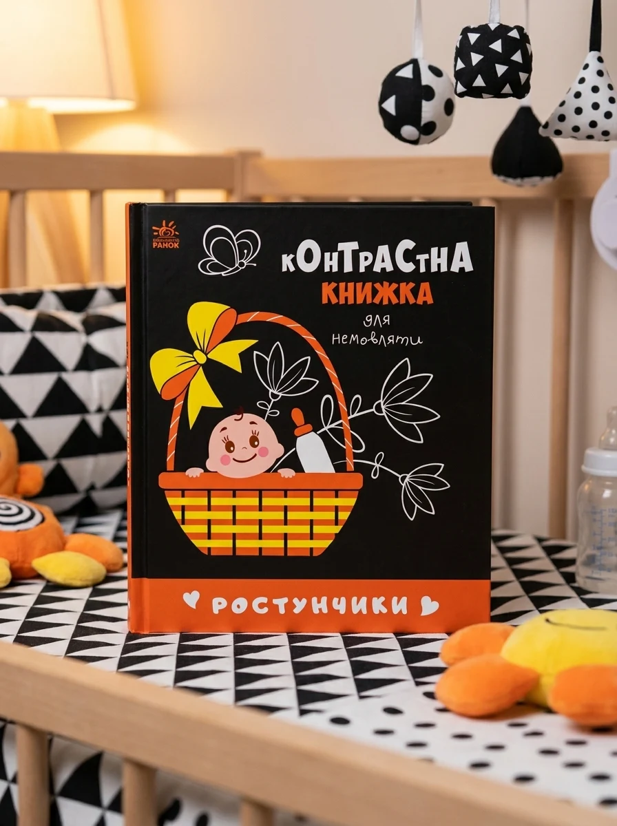Контрастна книжка для немовляти/Ростунчики Видаництво Ранок А755016У — Дитяча література