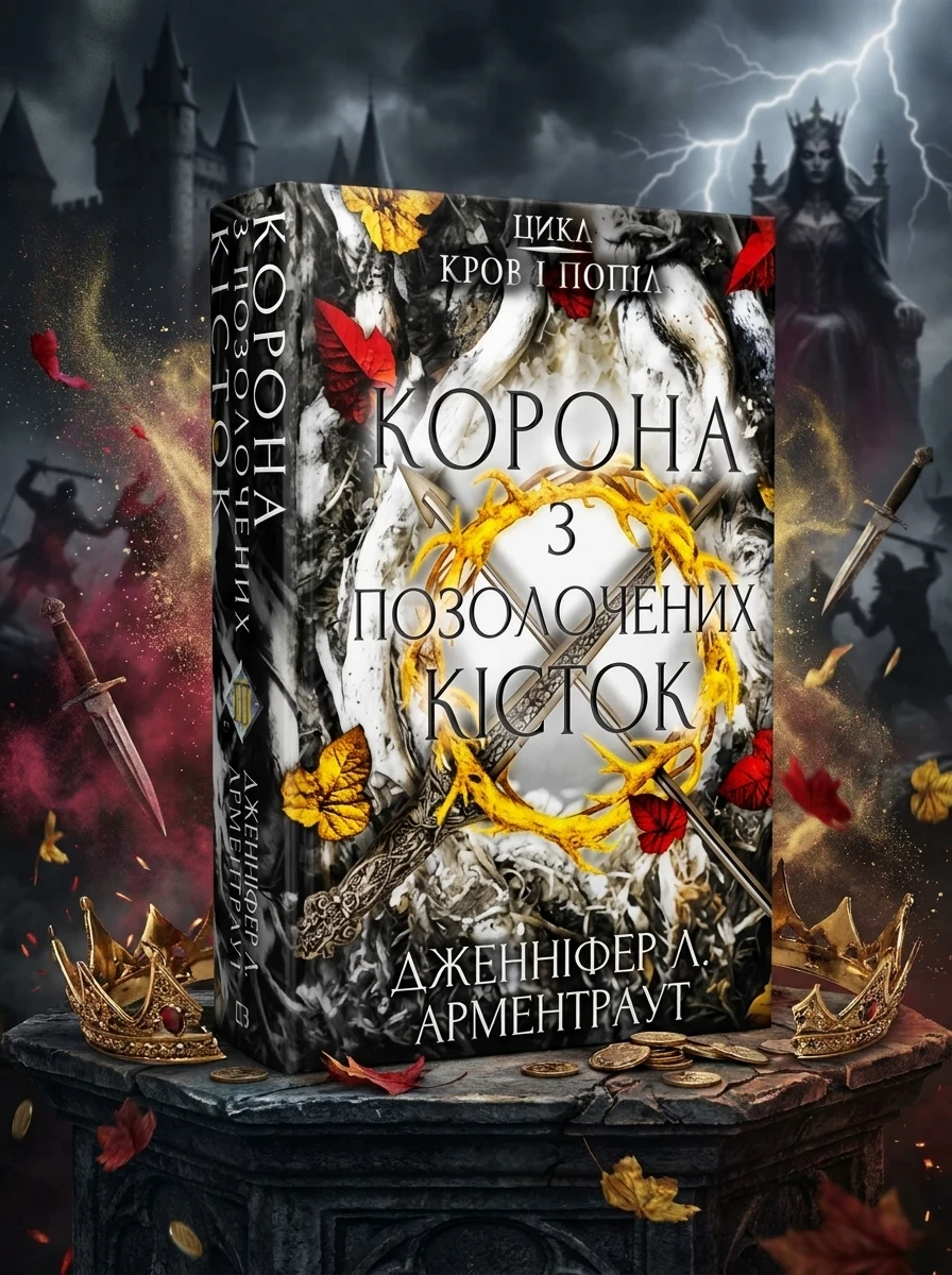 Кров і попіл: Корона з позолочених кісток. Книга 3 — Художня література