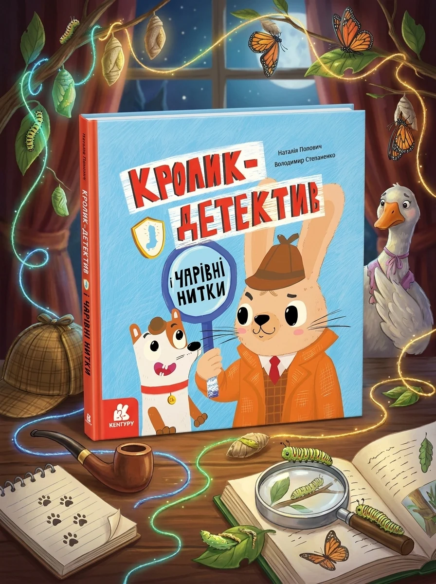 Кролик-детектив і чарівні нитки — Дитяча література