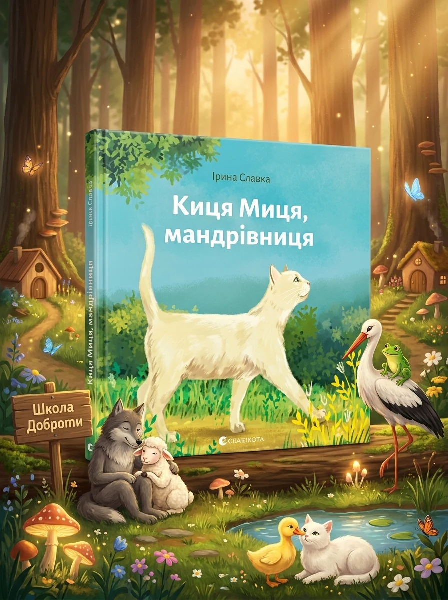 Киця Миця, мандрівниця — Дитяча література