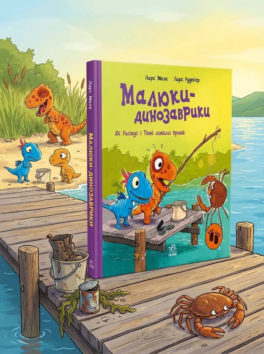 Малюки-динозаврики : Як Расмус і Тіммі ловили крабів.