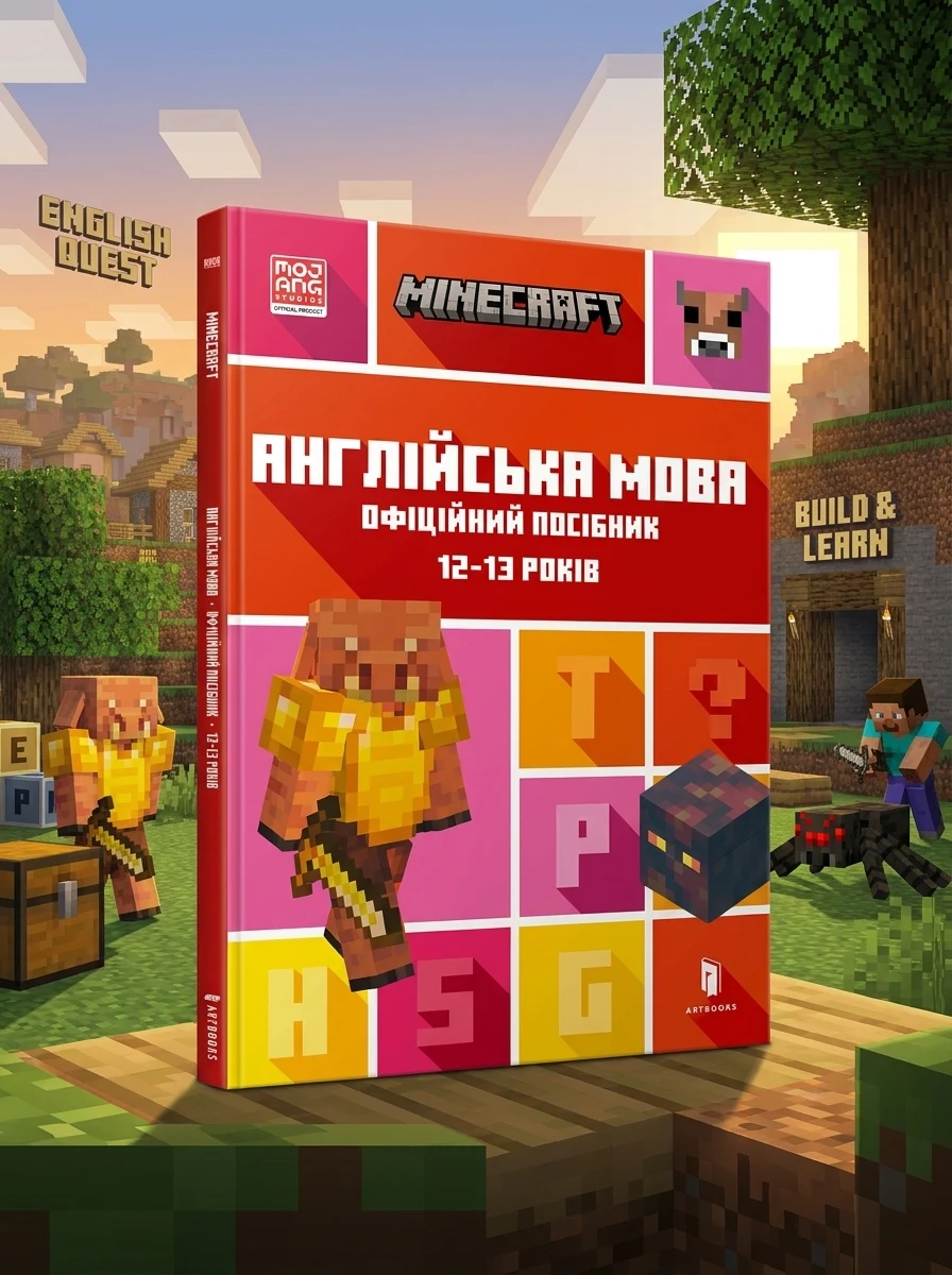 MINECRAFT Англійська мова Офіційний посібник 12-13 років — Комікси та манґи