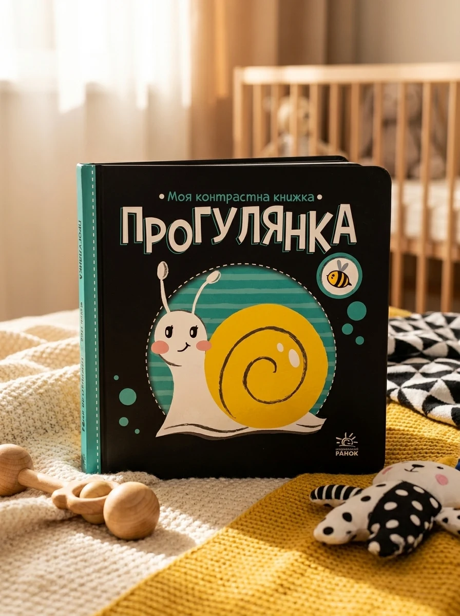 Моя контрастна книжка Прогулянка А1703002У — Дитяча література