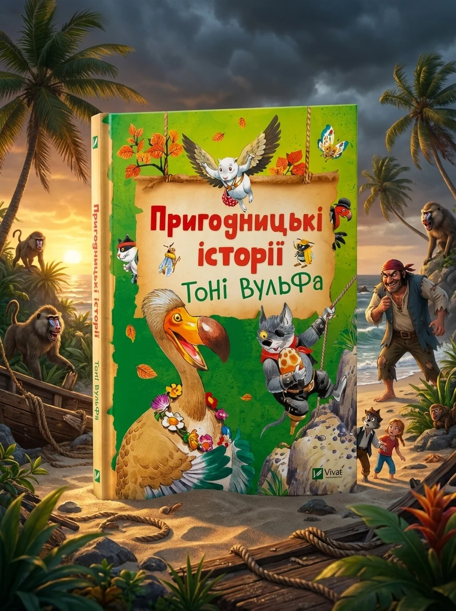 Пригодницькі історії Тоні Вульфа — Дитяча література