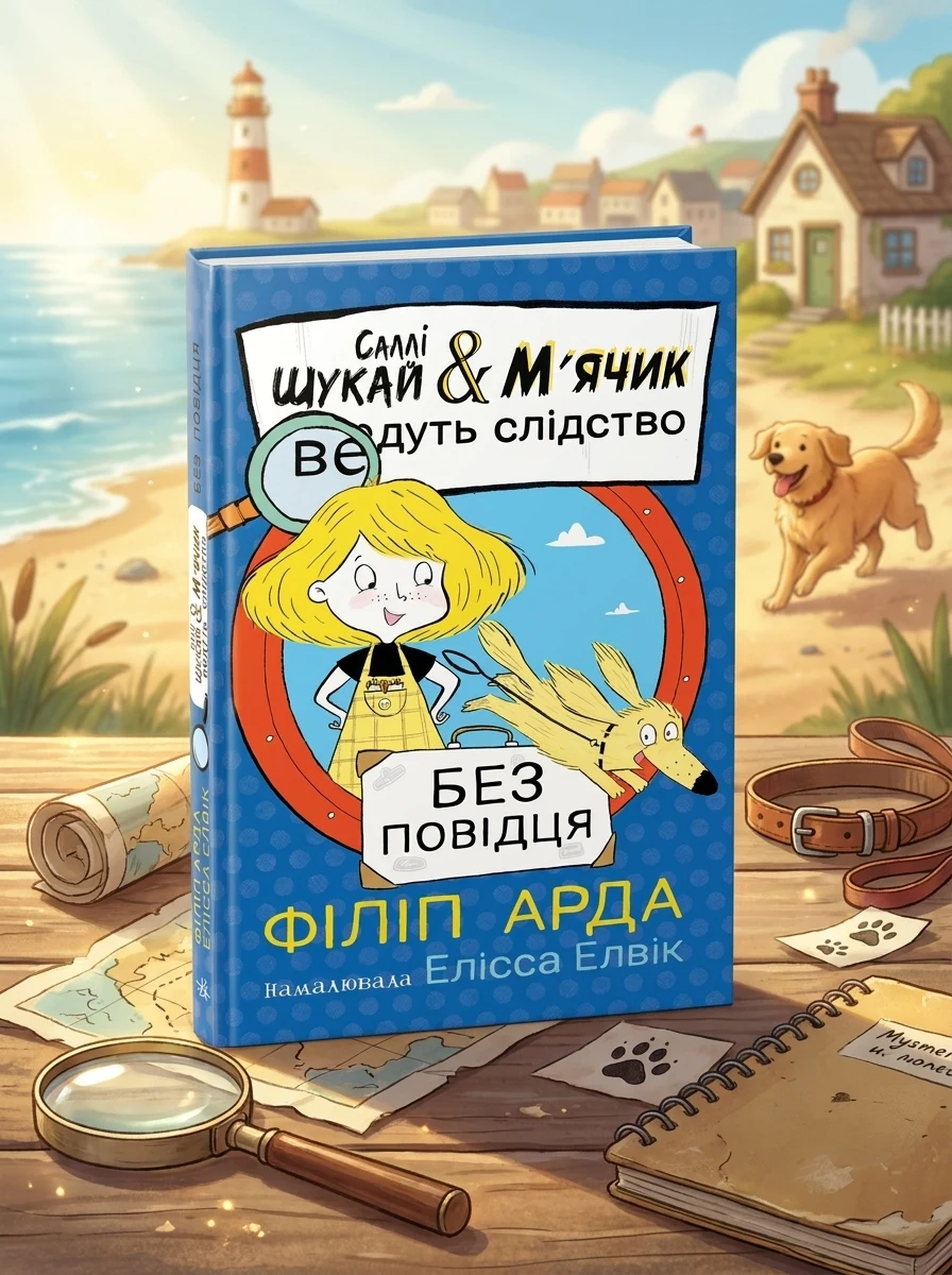 Саллі Шукай і М`ячик ведуть слідство Без повідця — Дитяча література
