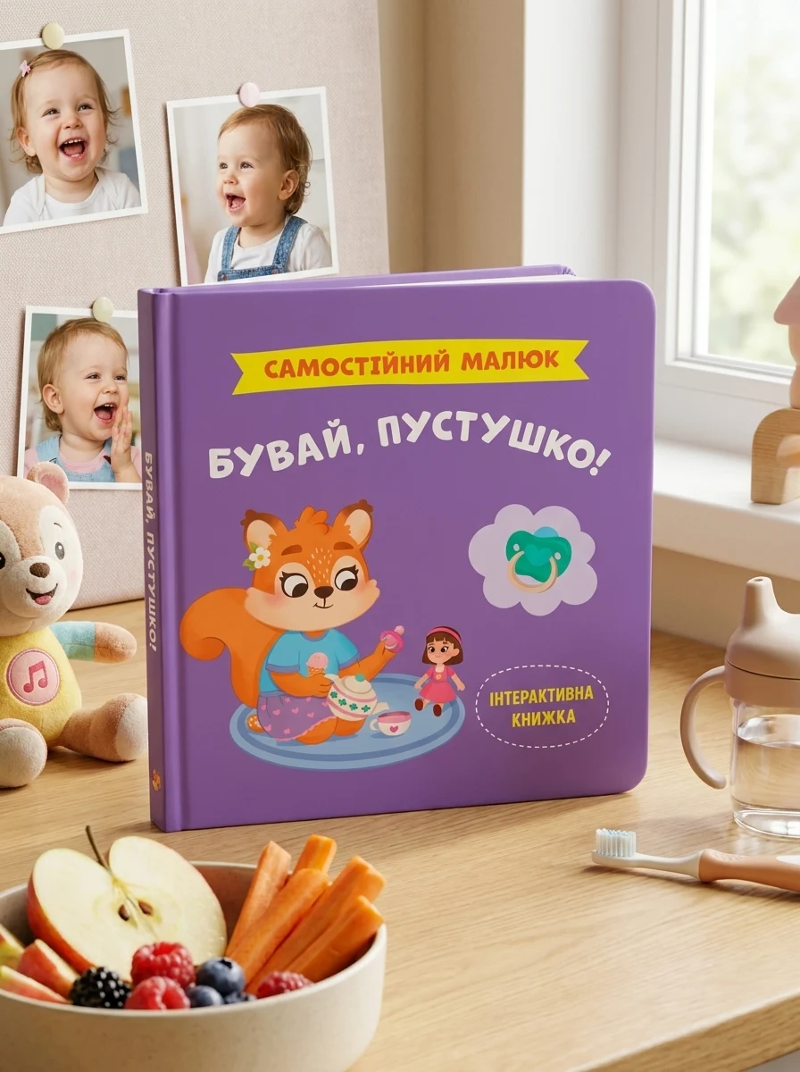 Самостійний малюк Бувай пустушко! — Дитяча література