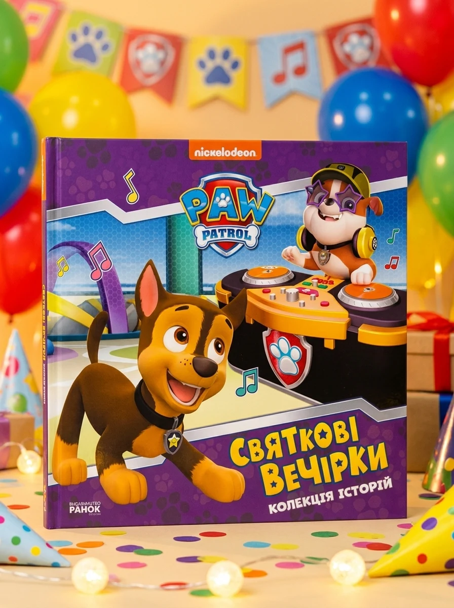 Щенячий Патруль/Святкові вечірки Видаництво Ранок ЛП232006У — Дитяча література