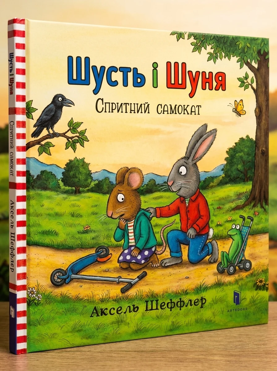 Шусть і Шуня Спритний самокат — Дитяча література