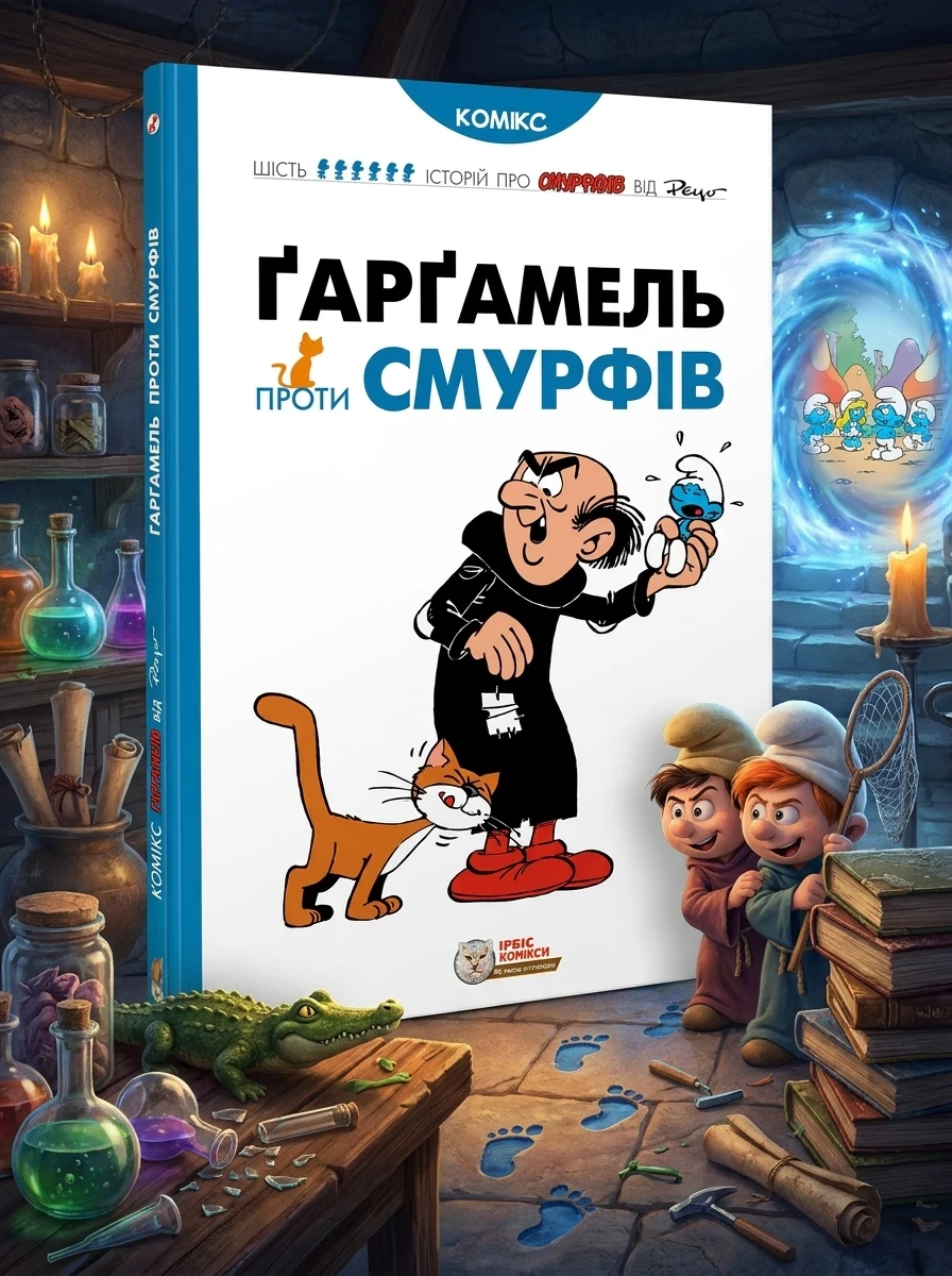 Смурфи Ґарґамель проти смурфів — Комікси та манґи