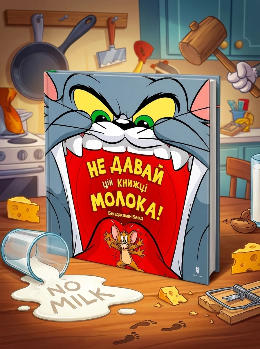 Том і Джері Не давай цій книжці молока! — Художня література