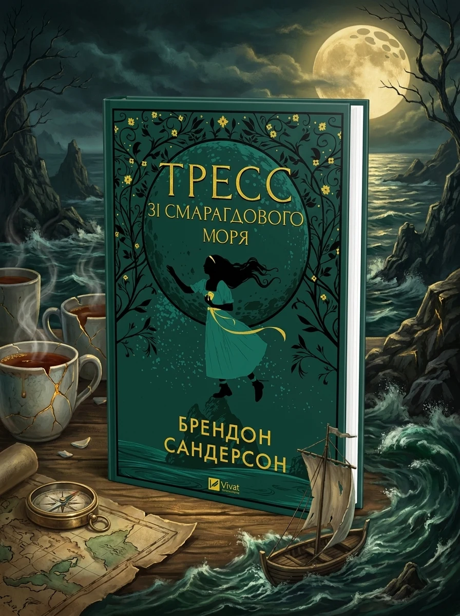 Тресс зі Смарагдового моря з кольоровим зрізом — Художня література