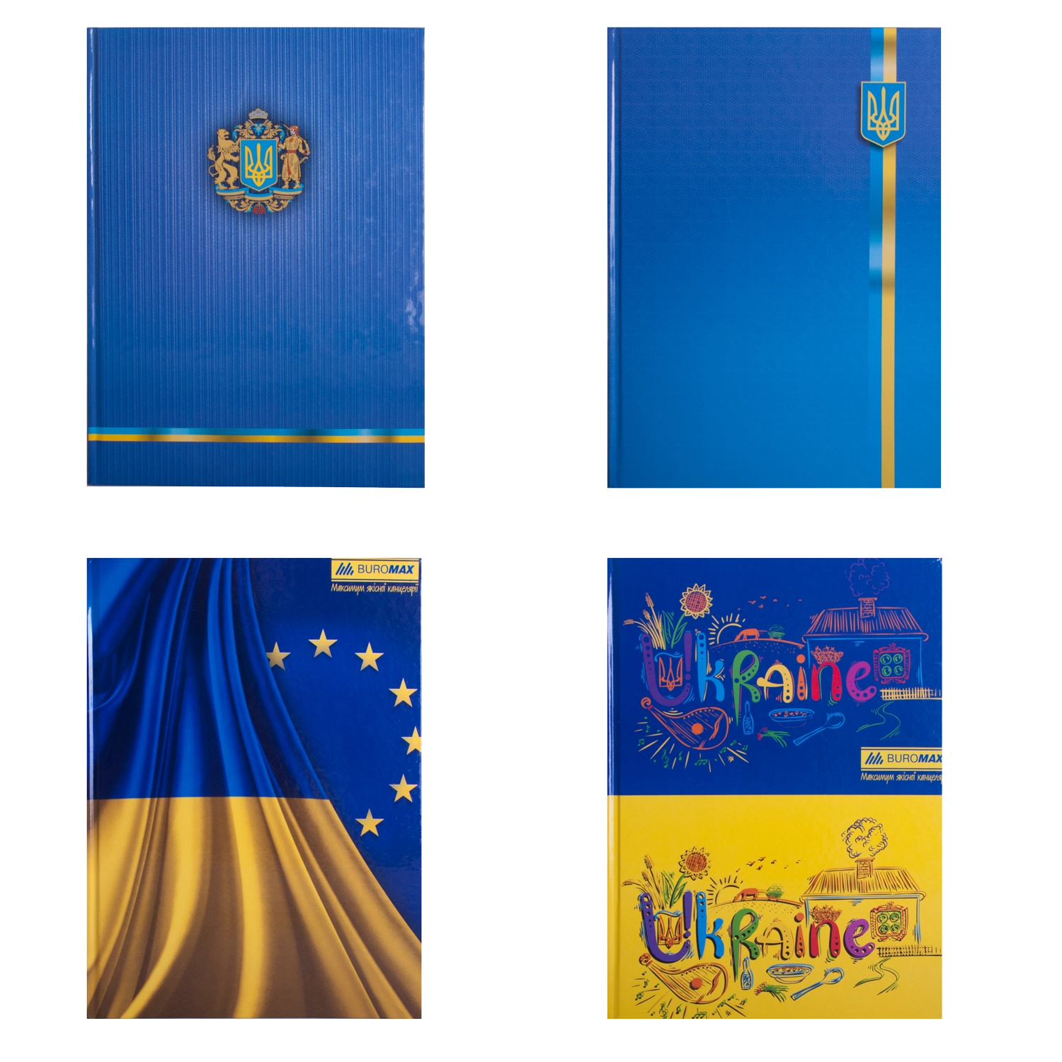 Книга в твердій обкладинці А4 96л 2400 Вuromax 96л кл.офс. ВМ2400-38 укр.симв.