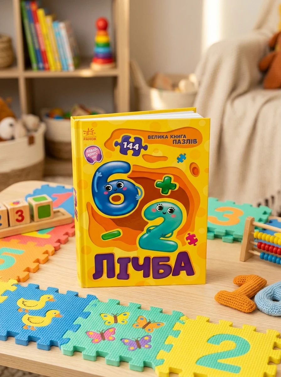 Велика книга пазлів: Лічба А157017У